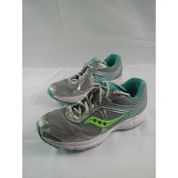 Saucony Grid Cohesion S15333-1 Grey-Teal-Citron - Picture 1 of 9
